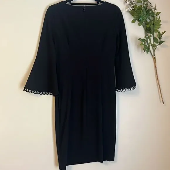 Calvin Klein Black Business Dress Size: 6 - Picture 3 of 7